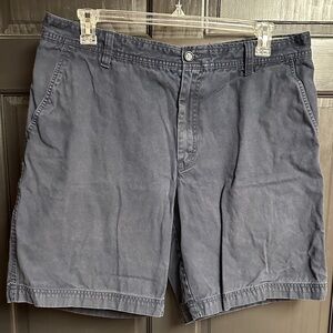 Men’s Izod Saltwater Chino Shorts Navy Blue Size 38